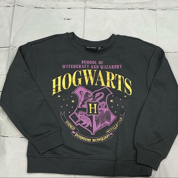 Warner Bros. Other - Hogwarts Black and Pink Crewneck Sweater